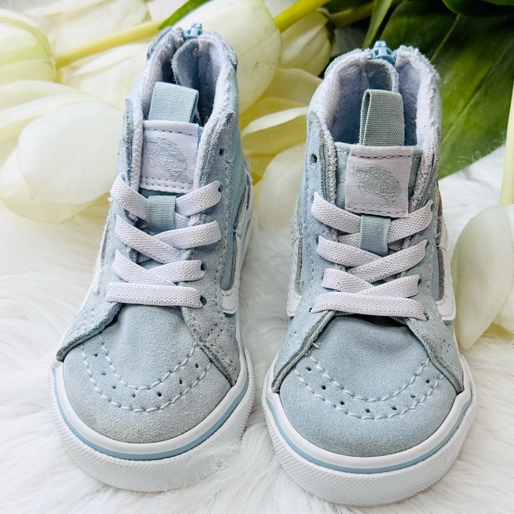 Toddler Vans Rainbow Sk8-Hi Zip Sneakers - Picture 2 of 6